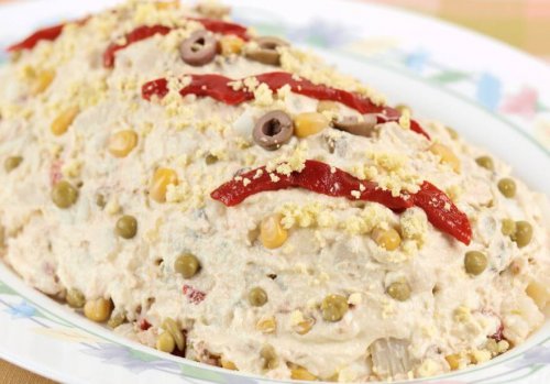 Aardappelsalade met olijven