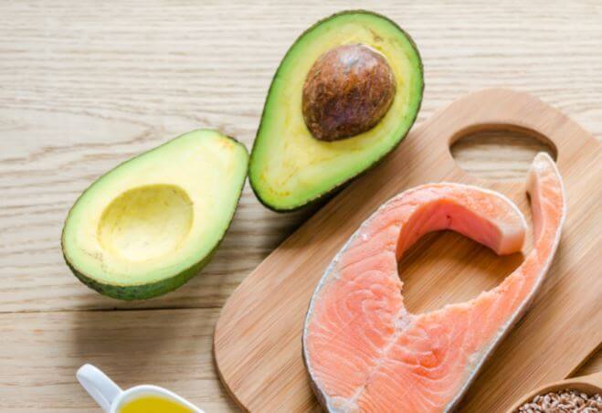Zalm met avocadocrème