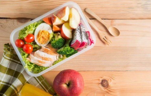 Een uitgebalanceerde salade die past in het wisseldieet