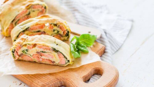 Snelle en eenvoudige recepten een kalkoen- en groentestrudel