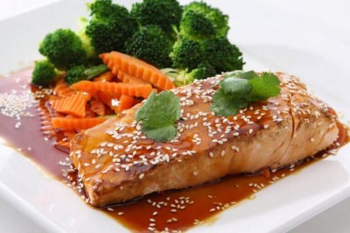 Teriyaki of zalmfilet
