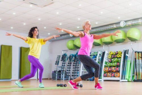 Zumba-dansen om fit te blijven
