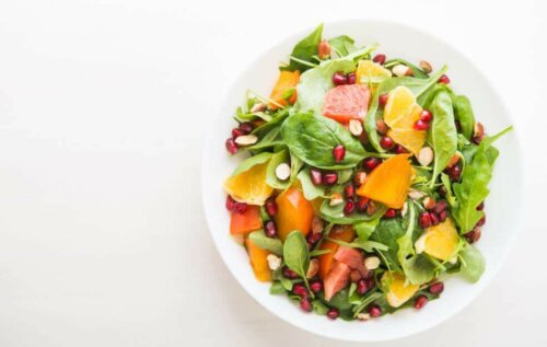 Salade met grapefruit