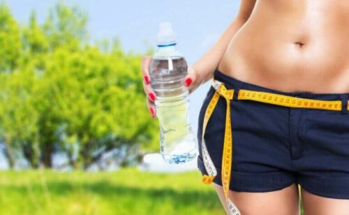 Water drinken om af te vallen