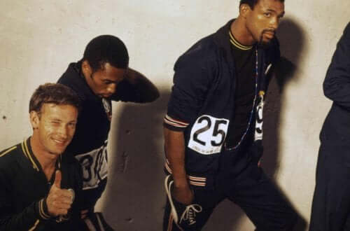 De drie medaillewinnaars samen