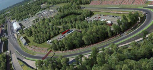 Race-circuit Monza ligt in Italie